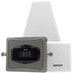 EPTBGV2 :: Kit Amplificador de Señal Celular EPCOM Triple Banda 2G, 3G, 4G, para Cubrir Hasta 2 Espacios de Hasta 250 m2 cada uno.  Incluye: Antenas y Fuente de Poder.